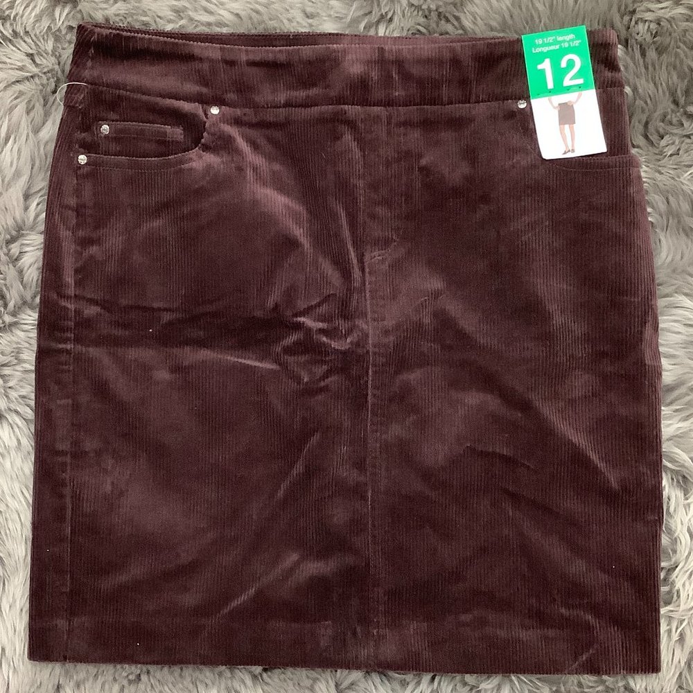 S.C & Co. | Women's Corduroy Skirt | Purple | Various Sizes